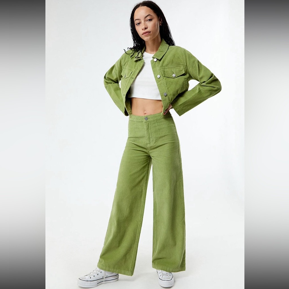 Pacsun Roxy x Chloe Kim Corduroy High Waisted Wide Leg Pants